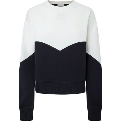 блуза,дамски,блузи,pepe,jeans,hilda,sweatshirt,white,black