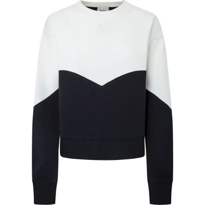 блуза,дамски,блузи,pepe,jeans,hilda,sweatshirt,white,black,(black)