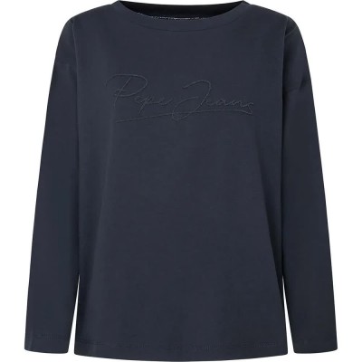 тениска,дамски,тениски,pepe,jeans,hope,long,sleeve,t,shirt,black