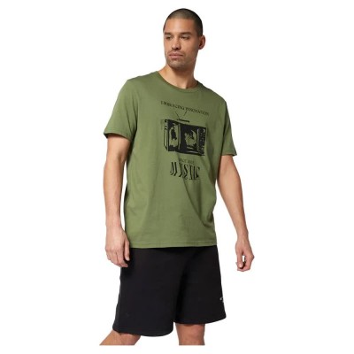 тениска,мъжки,тениски,mystic,broadcast,short,sleeve,t,shirt,green,(dark,olive)