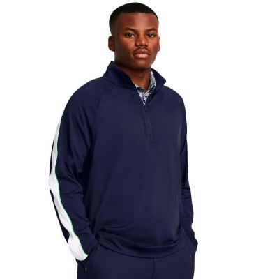 мъжки,пуловери,under,armour,golf,storm,midlayer,half,zip,fleece,blue,(midnight,navy,matrix,green,white)