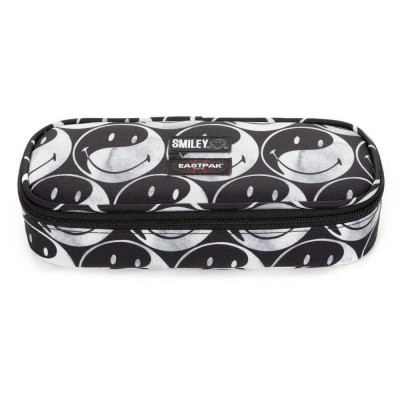 ученически,принадлежности,eastpak,oval,single,pencil,case,black,(smiley,yy,black)