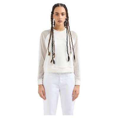 блуза,дамски,блузи,armani,exchange,3dym84,sweatshirt,beige
