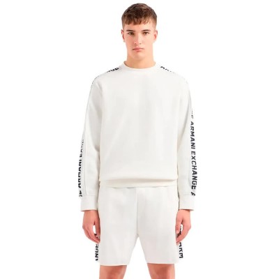 блуза,мъжки,пуловери,armani,exchange,3dzmla,sweatshirt,white