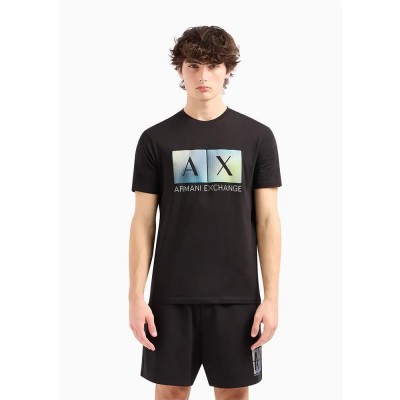 тениска,мъжки,тениски,armani,exchange,3dztjb,short,sleeve,t,shirt,black