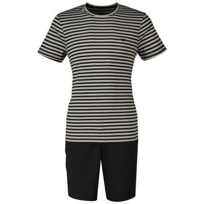 пижама,мъжки,пижами,emporio,armani,111573,short,sleeve,pyjama,white,black,(riga,black,pietra)