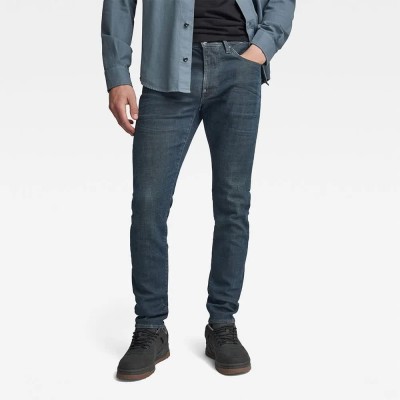 дънки,мъжки,панталони,g,star,revend,fwd,skinny,fit,jeans,worn,in,tornado,(blue)