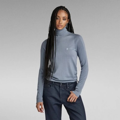 блуза,дамски,пуловери,дамски,плетени,дрехи,g,star,core,high,neck,sweater,dim,grey,(grey)