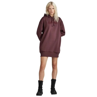 рокля,дамски,поли,и,рокли,g,star,flock,long,sleeve,short,dress,purple