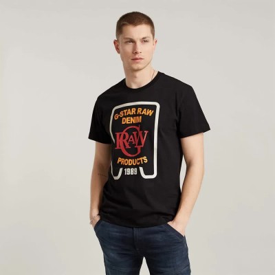 тениска,мъжки,тениски,g,star,multicolor,short,sleeve,t,shirt,dark,black,(black)