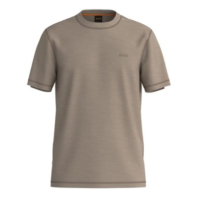 тениска,мъжки,тениски,boss,good,10240843,short,sleeve,t,shirt,open,brown