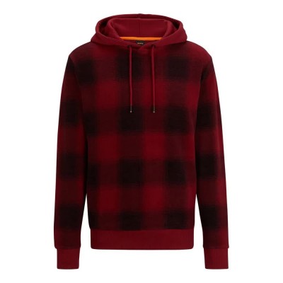 карирана,риза,мъжки,пуловери,boss,weecheck,10257335,sweatshirt,red