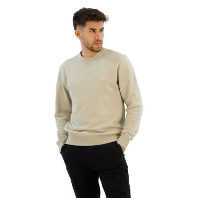 блуза,мъжки,пуловери,boss,westart,10234591,sweatshirt,light,beige,(beige)