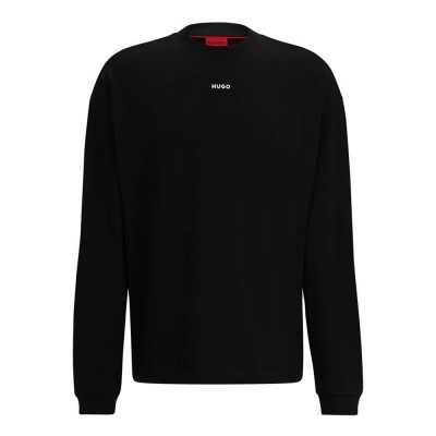 тениска,мъжки,тениски,hugo,daposo,10248326,long,sleeve,t,shirt,black