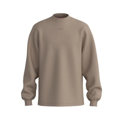 тениска,мъжки,тениски,hugo,daposo,10248326,long,sleeve,t,shirt,medium,beige