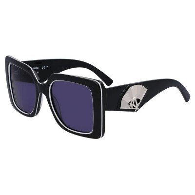 слънчеви,очила,слънчеви,очила,karl,lagerfeld,kl6126s,woman,sunglasses,black,(black,white)