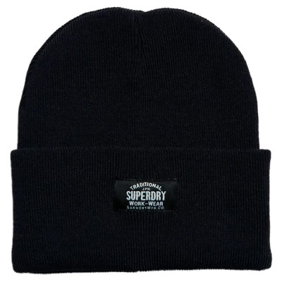 шапка,всички,шапки,superdry,classic,knitted,beanie,new,jet,black,(black)