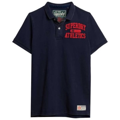 мъжки,блузи,с,яка,superdry,vintage,athletic,short,sleeve,polo,rich,navy,(blue)
