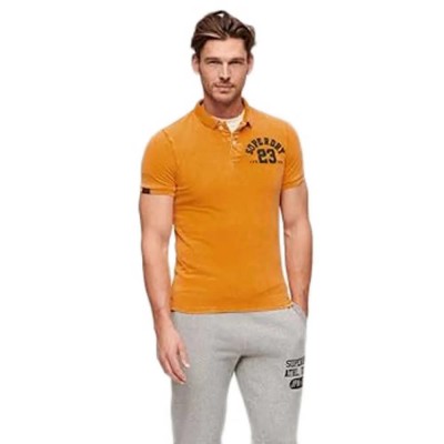 мъжки,блузи,с,яка,superdry,vintage,athletic,short,sleeve,polo,track,gold,(orange)