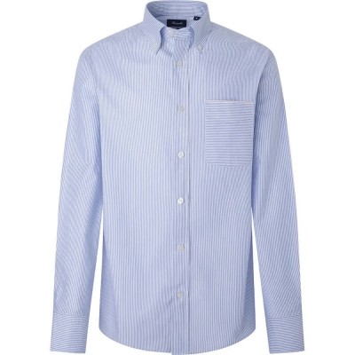 риза,с,дълъг,ръкав,мъжки,ризи,façonnable,banker,long,sleeve,shirt,blue,(white,blue)