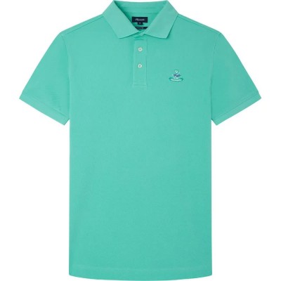 мъжки,блузи,с,яка,façonnable,pima,birdie,short,sleeve,polo,curacao,blue,(green)
