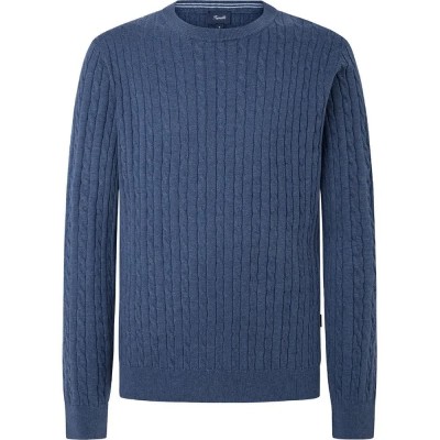 блуза,мъжки,пуловери,façonnable,silk,cable,sweater,blue
