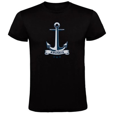 тениска,мъжки,тениски,kruskis,anchor,short,sleeve,t,shirt,black