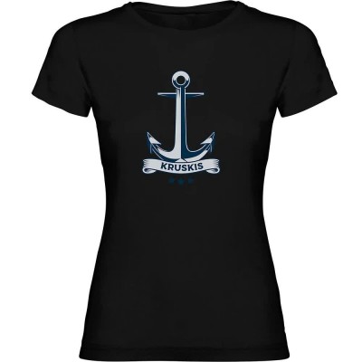 тениска,дамски,тениски,kruskis,anchor,short,sleeve,t,shirt,black