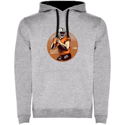 суичър,мъжки,пуловери,дамски,пуловери,kruskis,athletics,two,colour,hoodie,grey,(heather,grey,black)