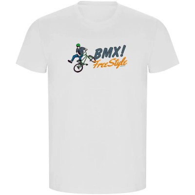 тениска,мъжки,тениски,kruskis,bmx,freestyle,eco,short,sleeve,t,shirt,white