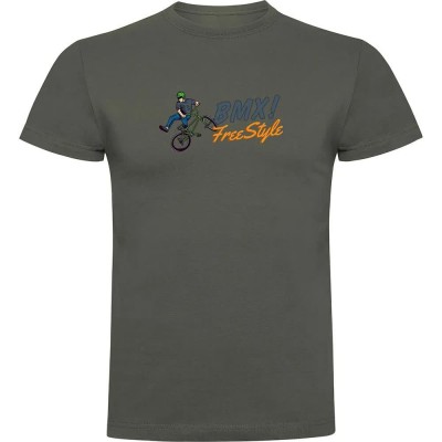 тениска,мъжки,тениски,kruskis,bmx,freestyle,short,sleeve,t,shirt,dark,army,green,(green)