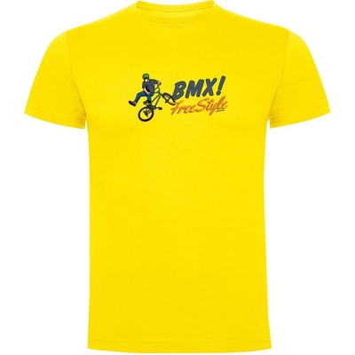 тениска,мъжки,тениски,kruskis,bmx,freestyle,short,sleeve,t,shirt,yellow