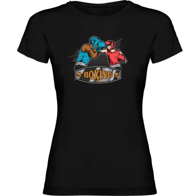 тениска,дамски,тениски,kruskis,boxing,short,sleeve,t,shirt,black