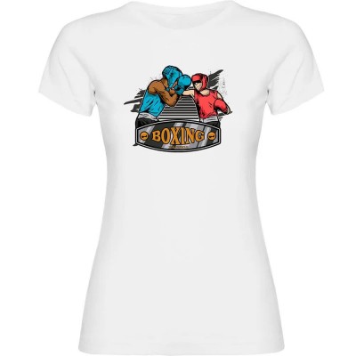 тениска,дамски,тениски,kruskis,boxing,short,sleeve,t,shirt,white,(white)
