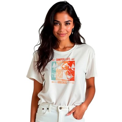 тениска,мъжки,тениски,дамски,тениски,kruskis,camper,life,short,sleeve,t,shirt,white,(white)