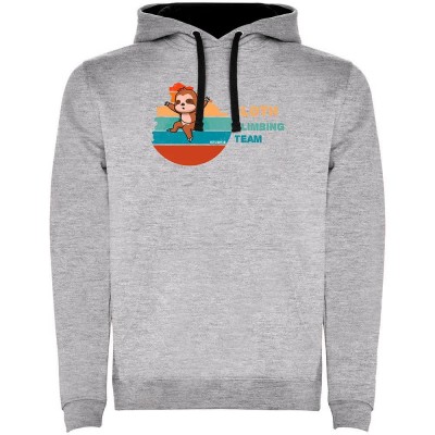 суичър,мъжки,пуловери,kruskis,climbing,team,two,colour,hoodie,heather,grey,black,(grey)