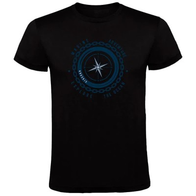 тениска,мъжки,тениски,kruskis,compass,short,sleeve,t,shirt,black