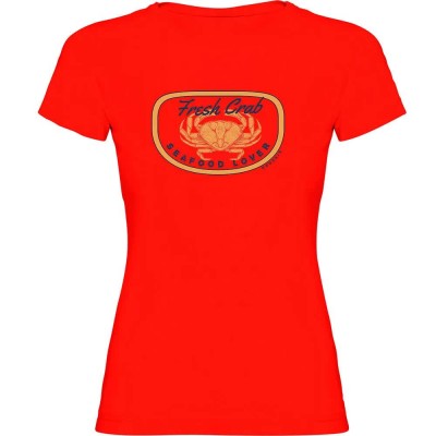 тениска,дамски,тениски,kruskis,fresh,crab,short,sleeve,t,shirt,red