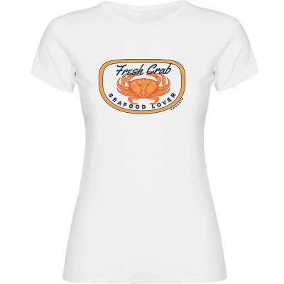 тениска,дамски,тениски,kruskis,fresh,crab,short,sleeve,t,shirt,white