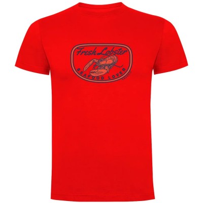 тениска,мъжки,тениски,kruskis,fresh,lobster,short,sleeve,t,shirt,red