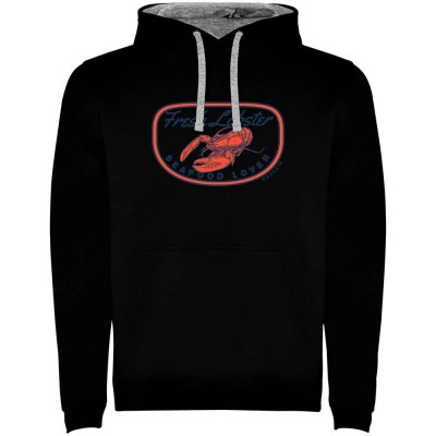 суичър,мъжки,пуловери,kruskis,fresh,lobster,two,colour,hoodie,black,grey,(black)