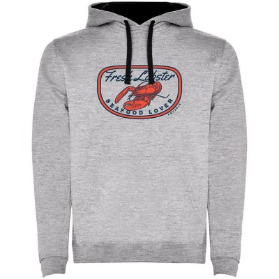 суичър,мъжки,пуловери,kruskis,fresh,lobster,two,colour,hoodie,heather,grey,black,(grey)
