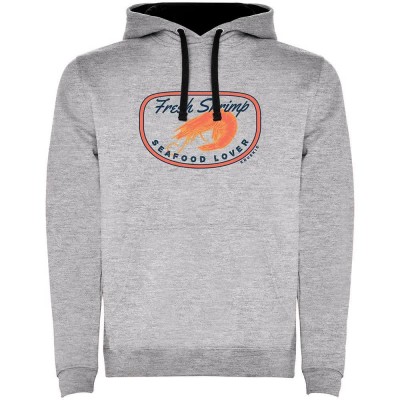 суичър,мъжки,пуловери,kruskis,fresh,shrimp,two,colour,hoodie,heather,grey,black,(grey)