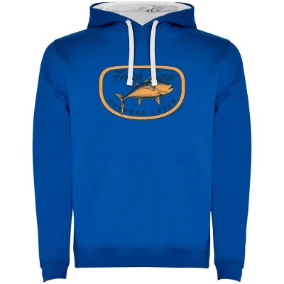 суичър,мъжки,пуловери,kruskis,fresh,tuna,two,colour,hoodie,royal,blue,white,(blue)