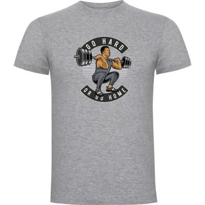 тениска,мъжки,тениски,kruskis,go,hard,short,sleeve,t,shirt,heather,grey,(grey)