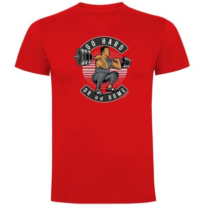 тениска,мъжки,тениски,kruskis,go,hard,short,sleeve,t,shirt,red