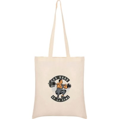 чанта,всички,чанти,kruskis,go,hard,tote,bag,beige,(beige)