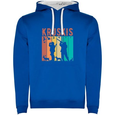 суичър,мъжки,пуловери,kruskis,hunting,two,colour,hoodie,royal,blue,white,(blue)