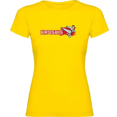 тениска,дамски,тениски,kruskis,judo,short,sleeve,t,shirt,yellow