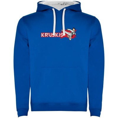 суичър,мъжки,пуловери,kruskis,judo,two,colour,hoodie,royal,blue,white,(blue)